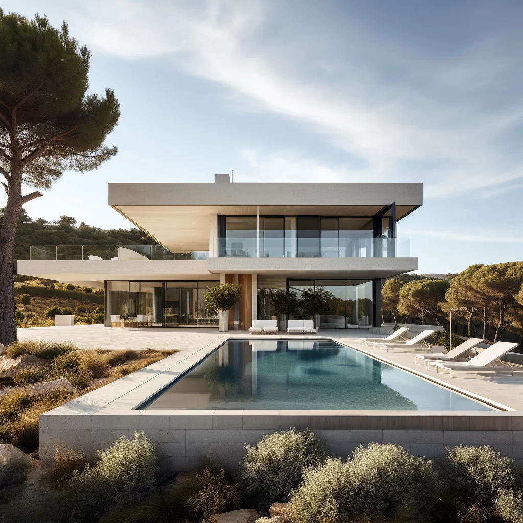 Portfolio - modern villa on the slope